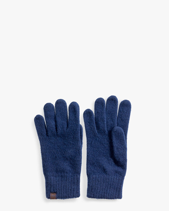 Gloves wool blue