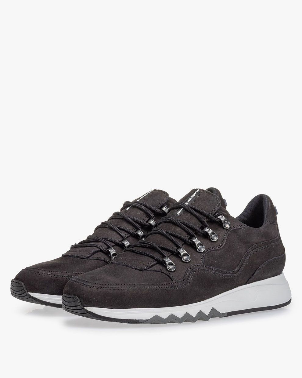 Floris van Bommel Sneaker 85326/02 Koraal Nubuck - Bormans Modeschoenen