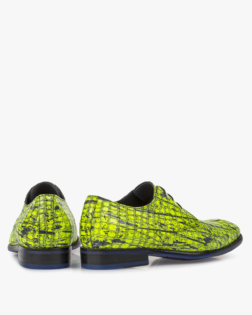 Lace shoe patent yellow 18167/08 | Floris van Bommel Official®