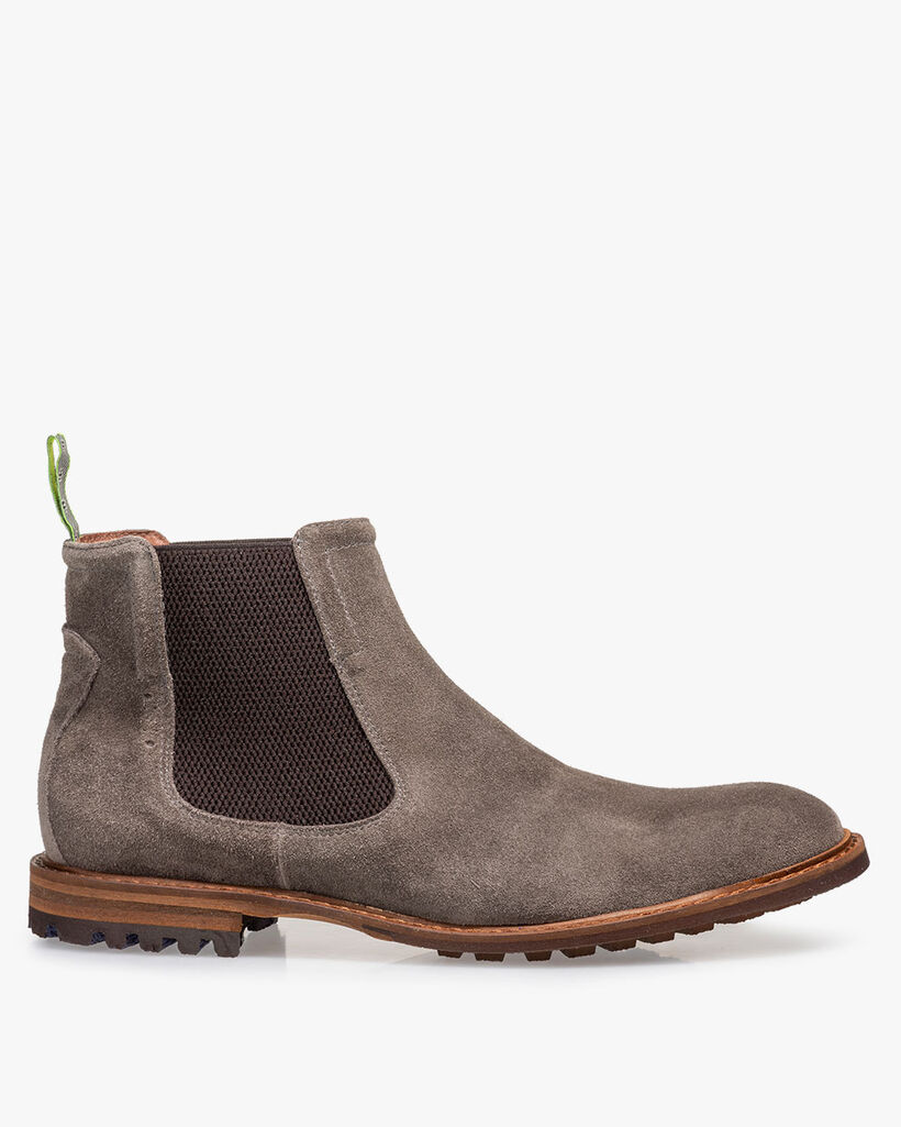 Chelsea boot suede dark grey