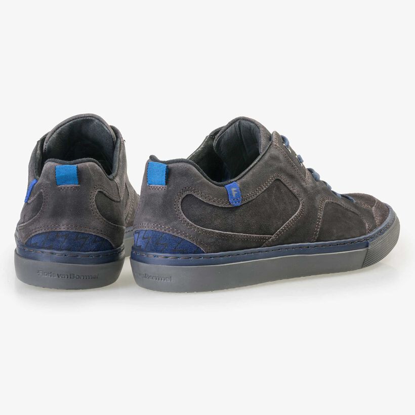 Floris van Bommel men’s grey suede leather sneaker