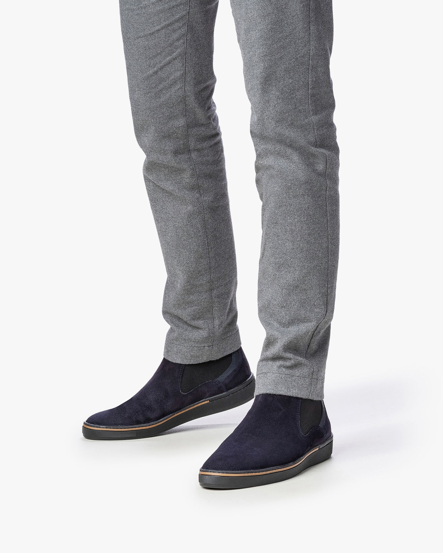 Chelsea boots men Bora 07.00 Dark blue Floris van Bommel