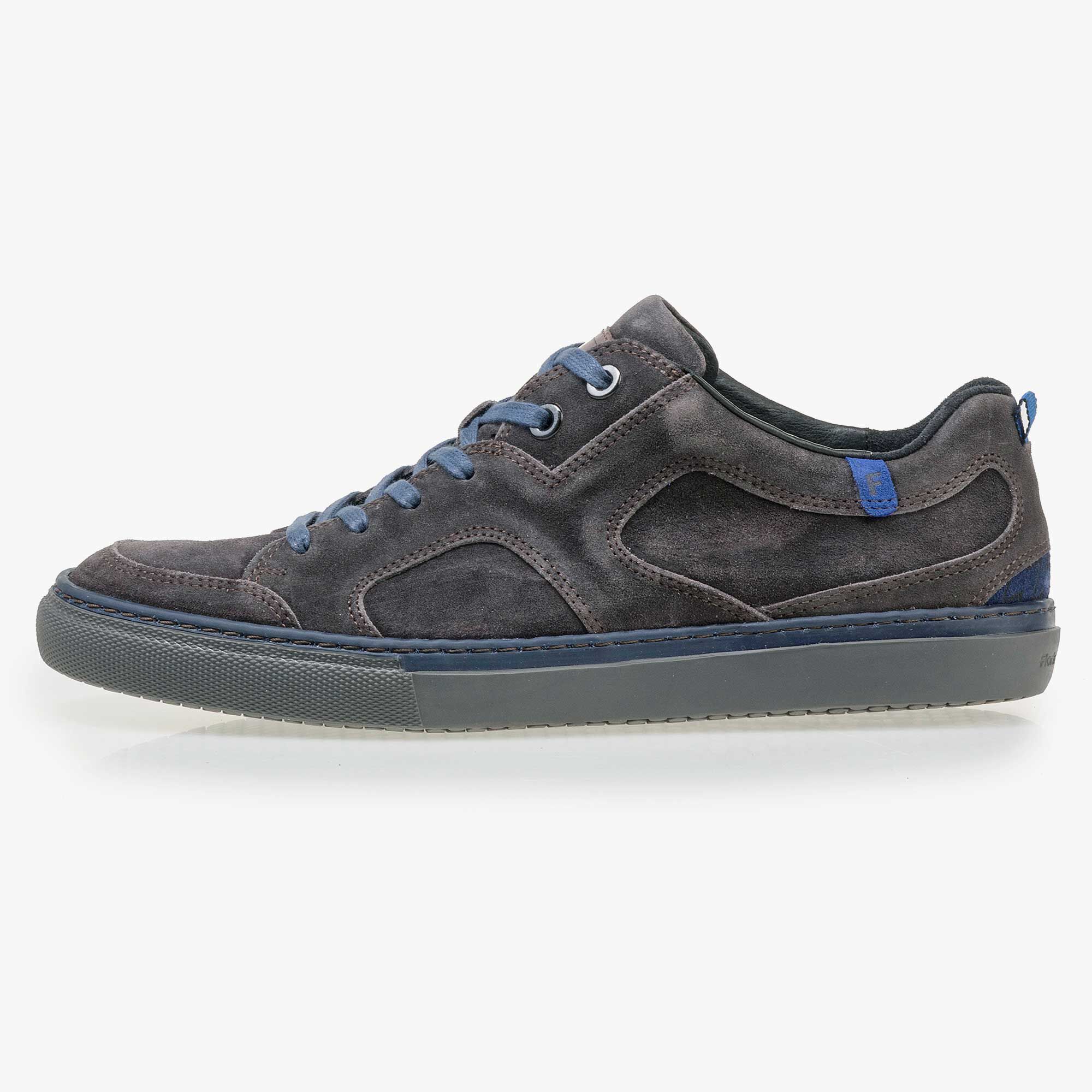Men's grey suede leather sneaker 14422/08 Floris van Bommel