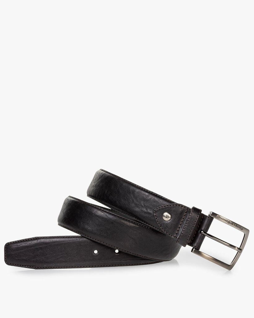 Belt leather black