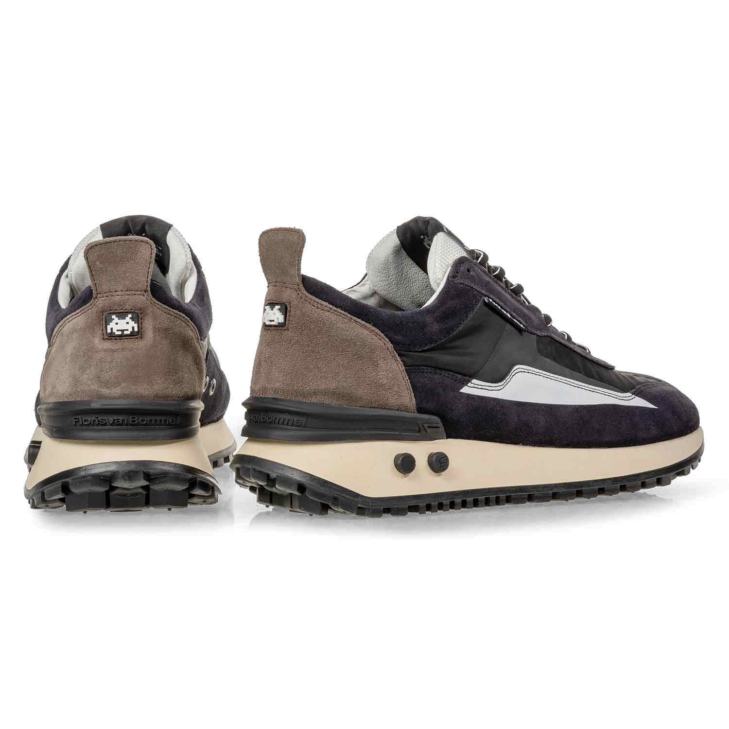 Sneaker space invaders black SFM-10095-10-01 | Floris van Bommel®