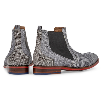 Chelsea boot leather off-white