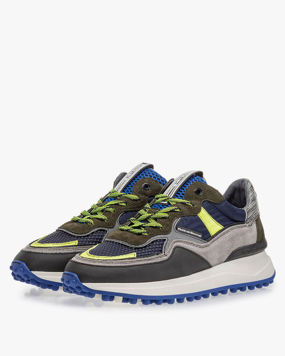 Premium Noppi sneaker blue 16314 03 Floris van Bommel Official