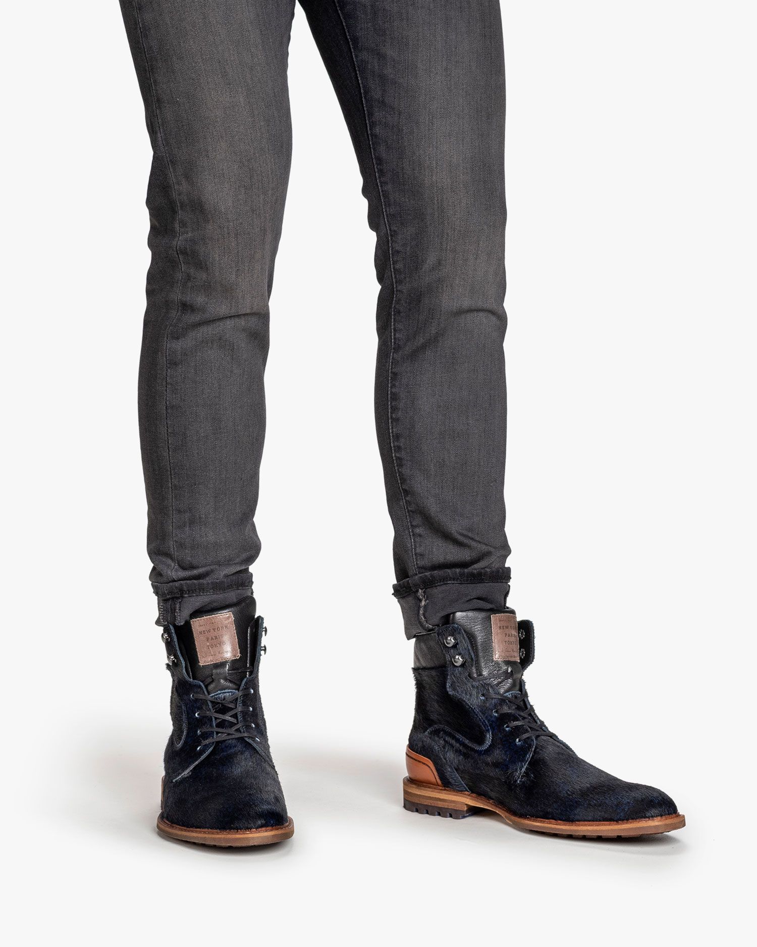 Floris van Bommel SFM-10083-41-06 Sneaker Blauw - De Roos Schoenen Breda