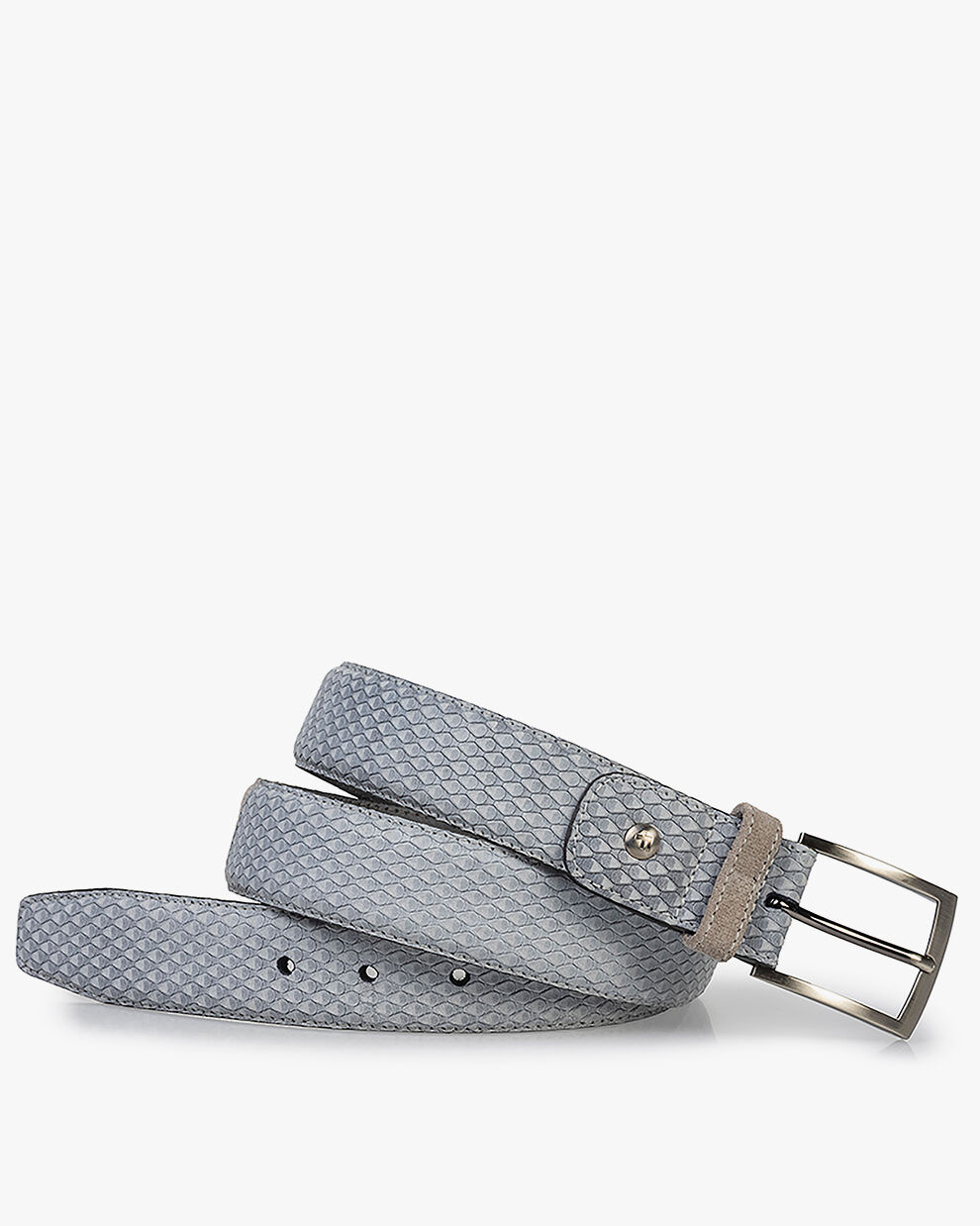 Men s belts De Belter 24.43 White Floris van Bommel
