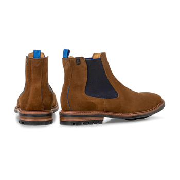 Chelsea boot suede cognac