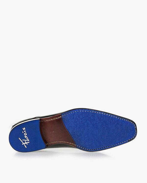 Lace shoe calf leather black