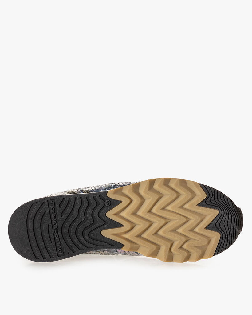 Nineti printed leather blue