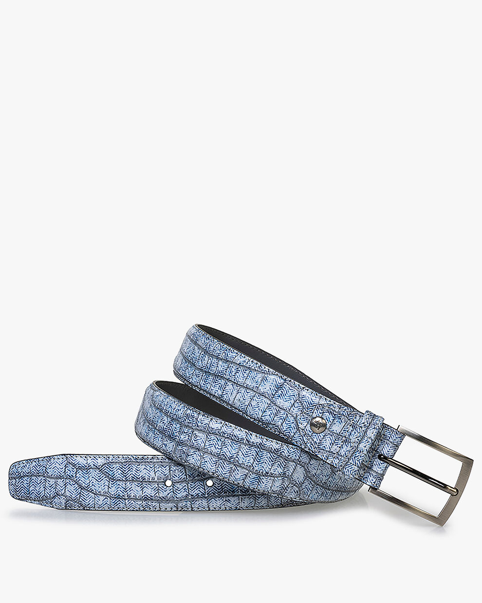 Men s belts De Belter 32.39 Blue Floris van Bommel