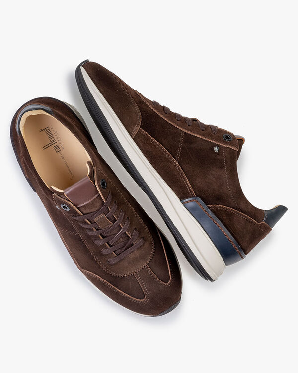 Sneaker suede dark brown