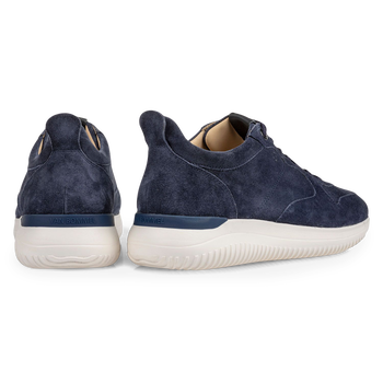 Sneaker suede leather blue