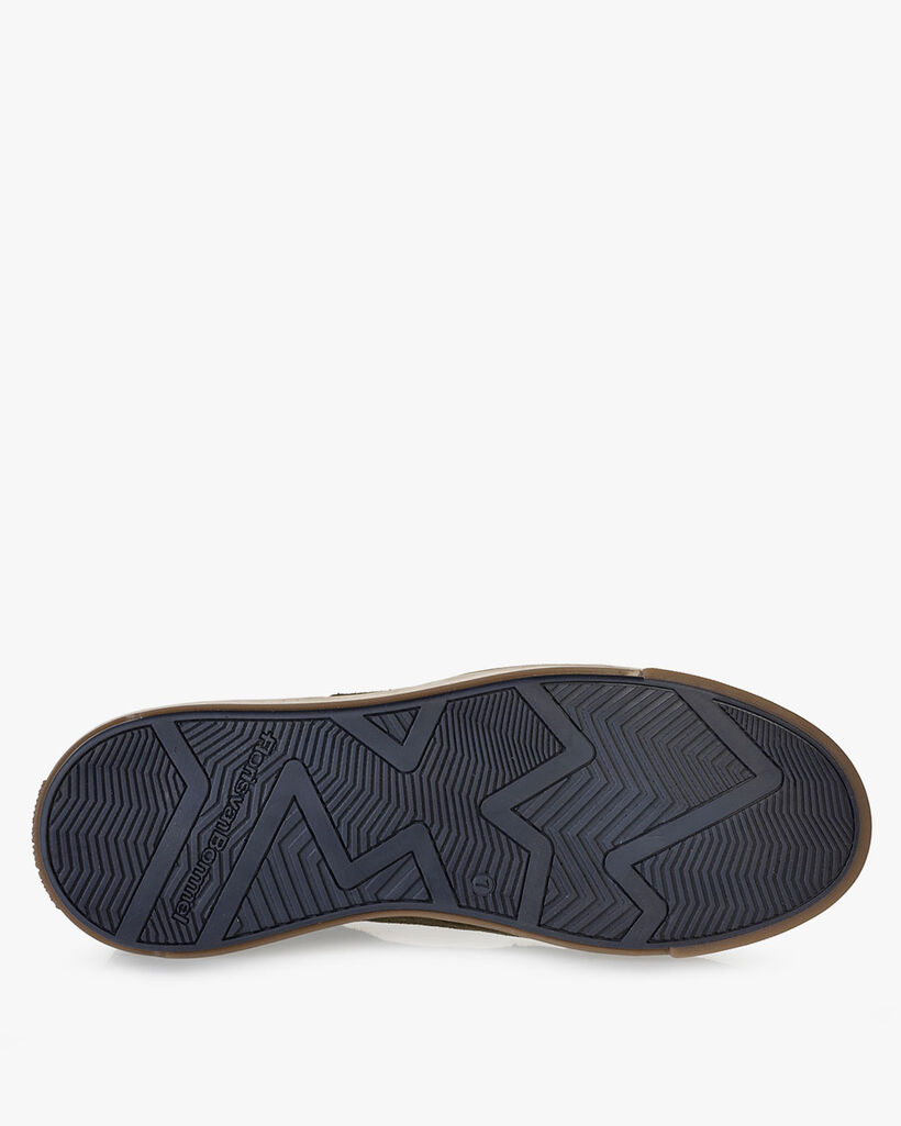 Sneaker suede dark green