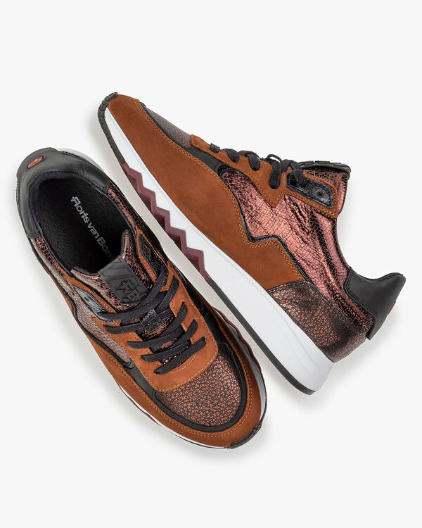 Nineti nubuck leather brown