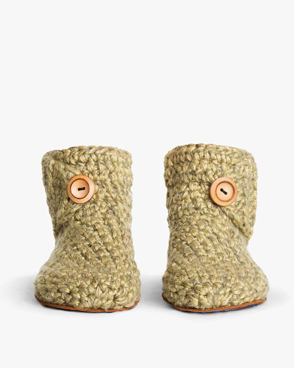 Kingdom of Wow home slippers green Floris van Bommel