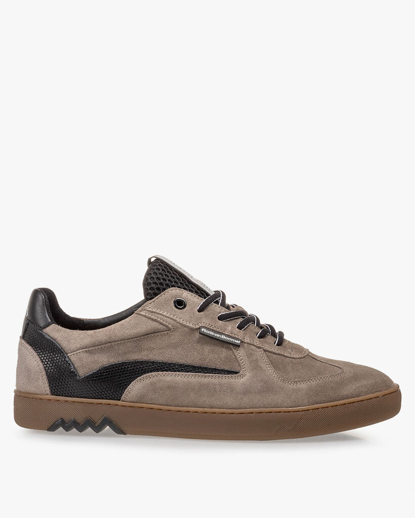 Sneaker suede taupe