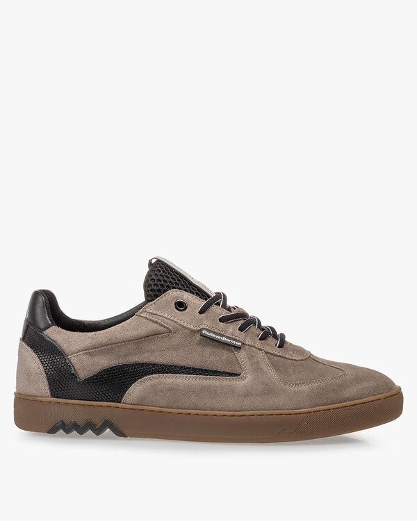 Sneaker suede taupe