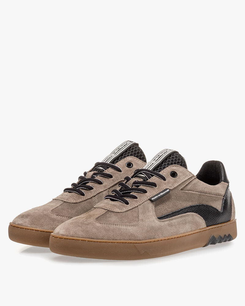 Sneaker suede taupe