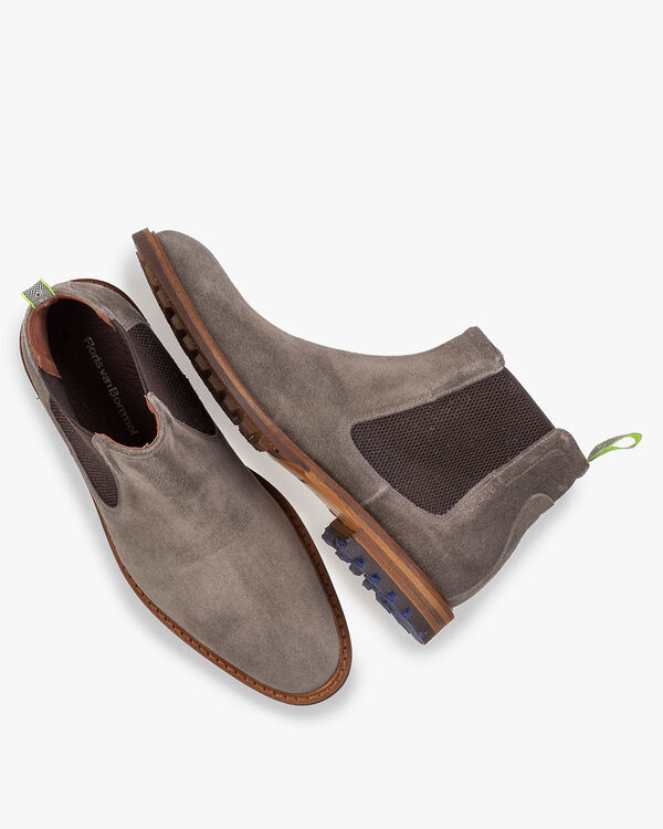 Chelsea boot suede dark grey
