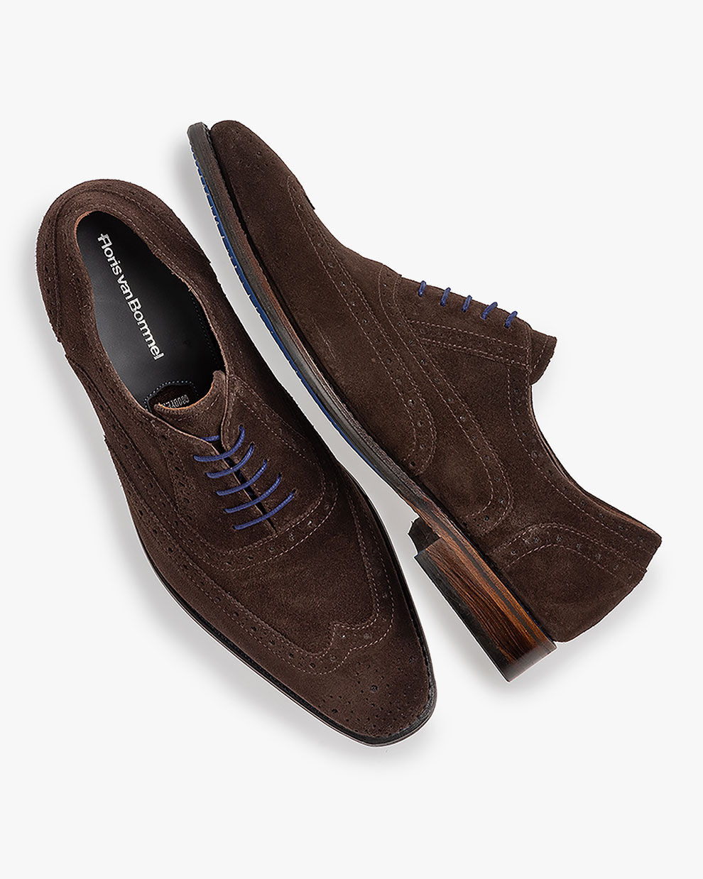 Lace up shoes men De Loper 04.07 Dark brown Floris van Bommel