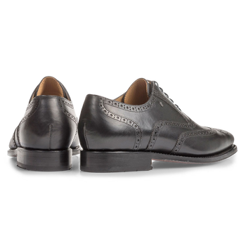 Black calf leather brogue