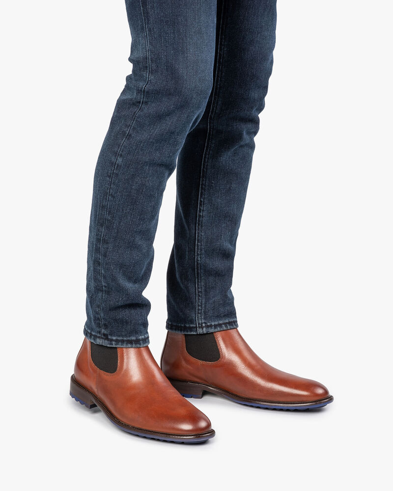 Chelsea boot calf leather cognac