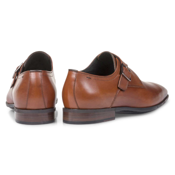 Cognac-coloured monk strap