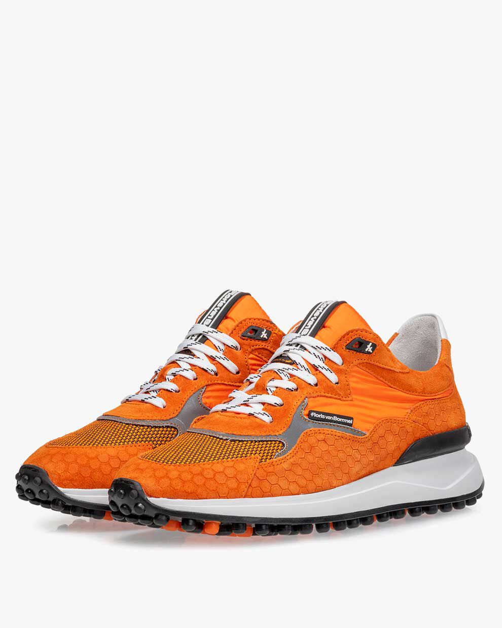 Noppi EK sneaker suede orange Floris van Bommel Official
