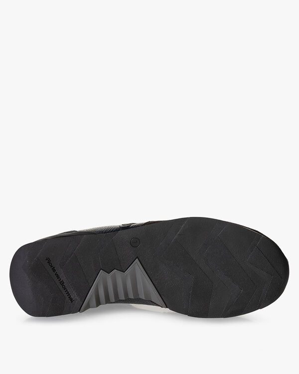 Sneaker suede blue/green