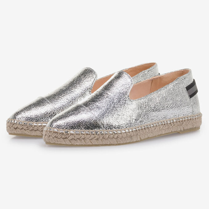 silver espadrilles australia