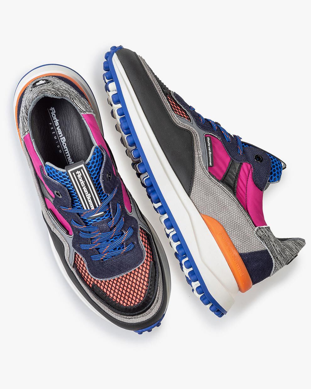 Premium pink Noppi sneaker SFM-10074-43-01 | Floris van Bommel®