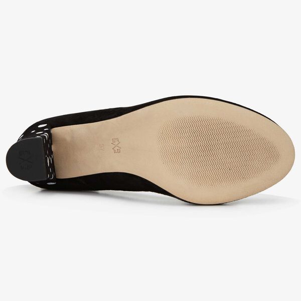Floris van Bommel black suede women's pump
