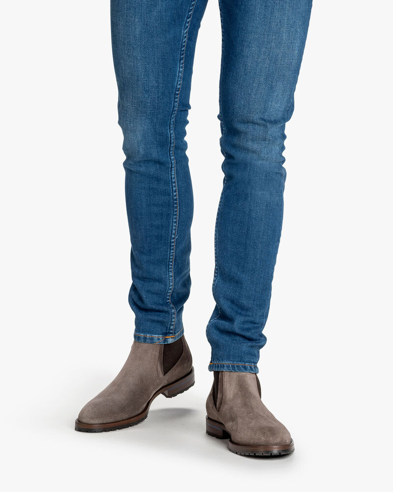 Chelsea boot suede taupe