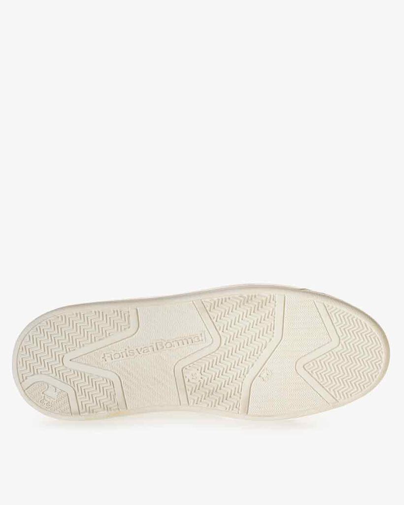 Sneaker calf leather white