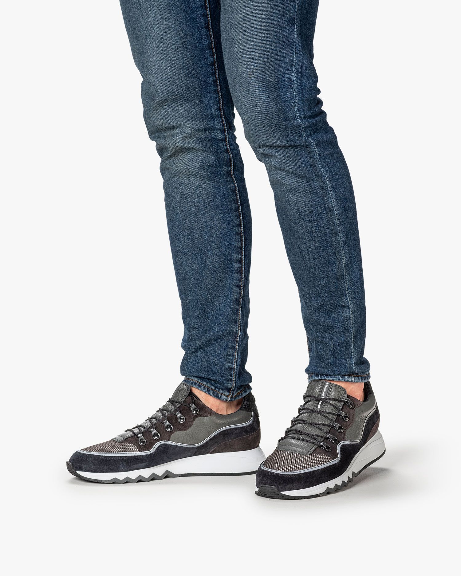 Nineti sneaker dark grey SFM-10092-31-02 | Floris van Bommel®
