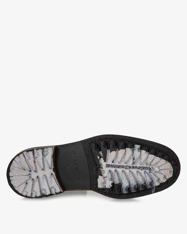 Lace boot suede sand-coloured