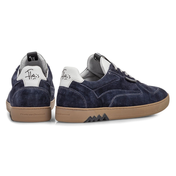 Sneaker blue suede leather