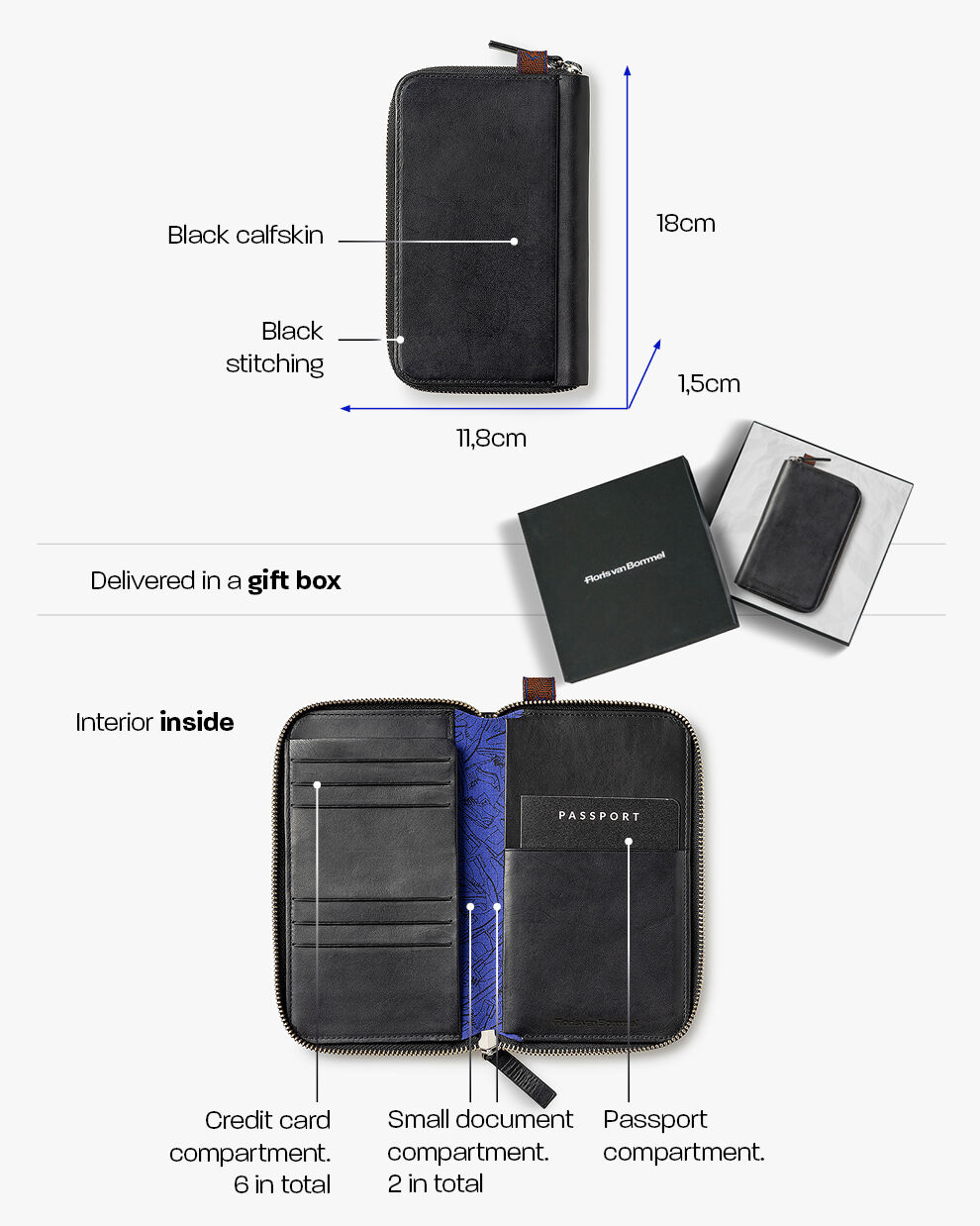 Travel wallet large on sale