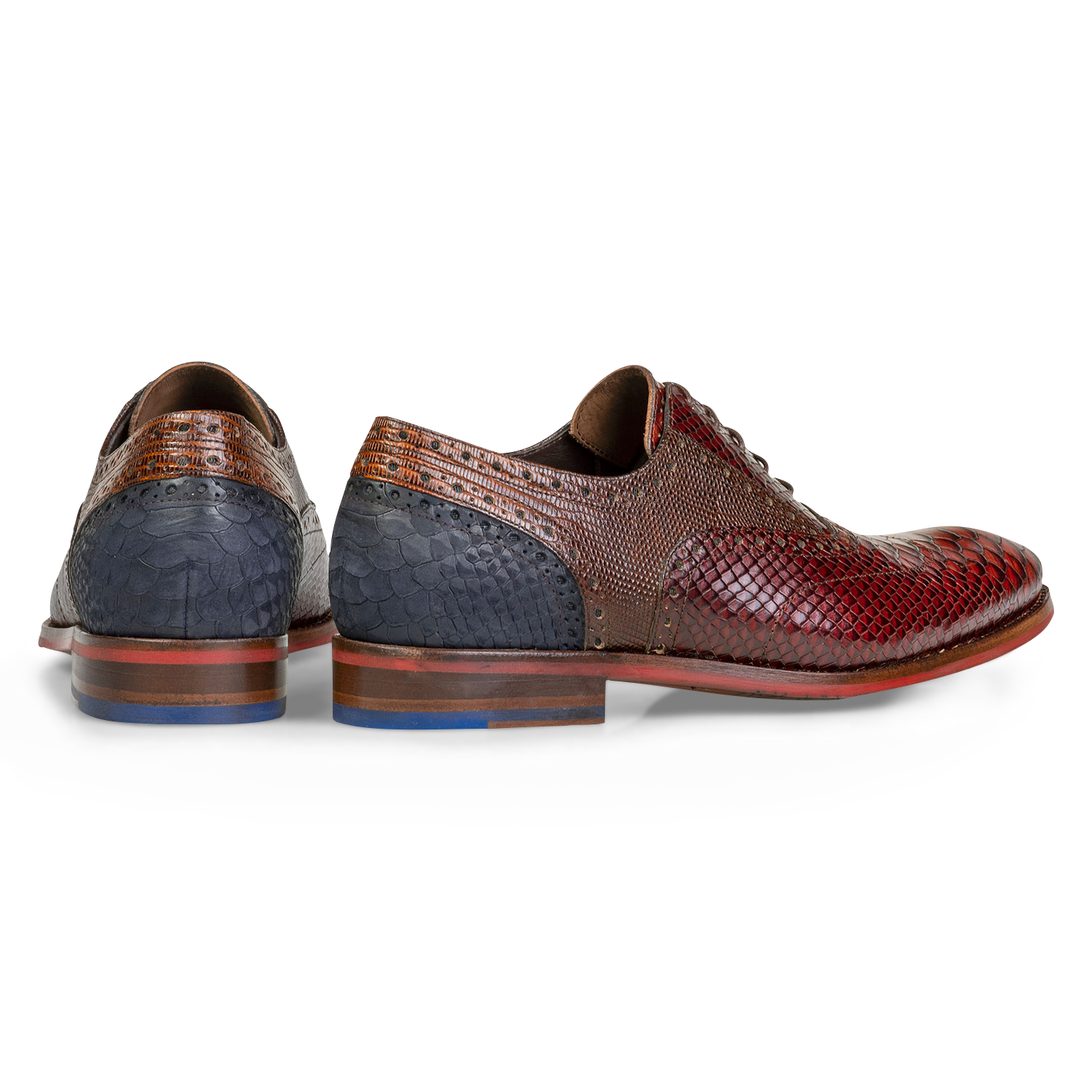 Leather lace shoe cognac-coloured SFM-30238-24-01 | Floris van Bommel®