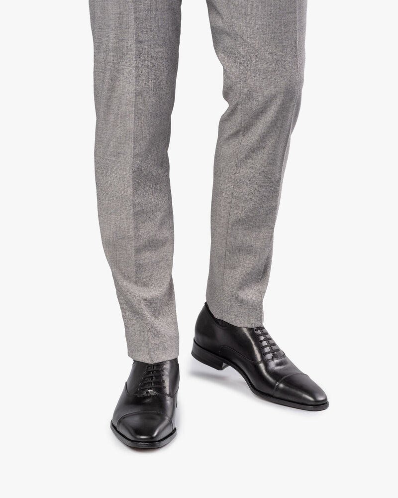 Lace shoe calf leather black