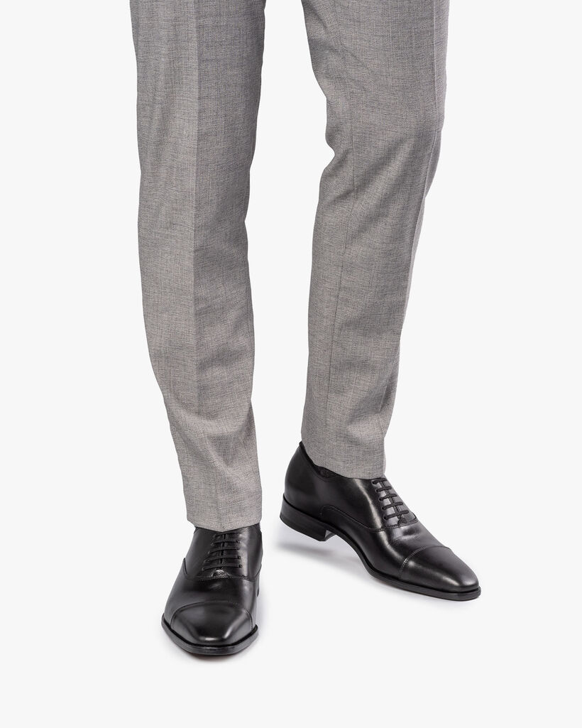 Lace shoe calf leather black