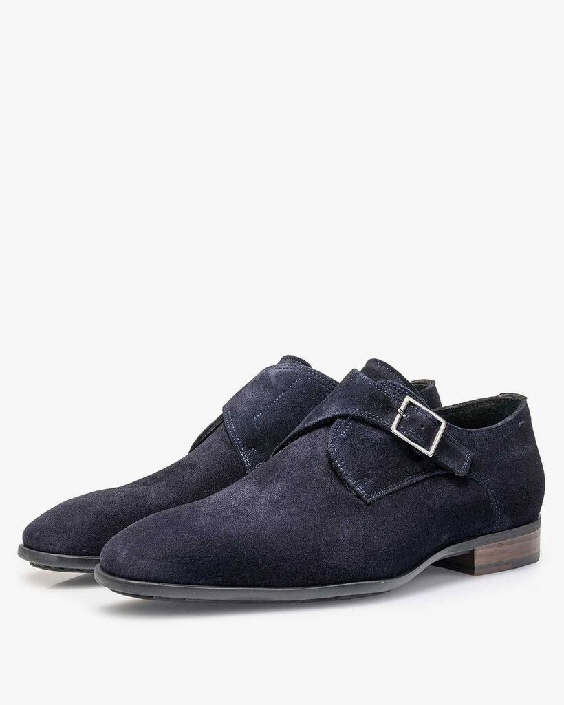 Blue monk strap
