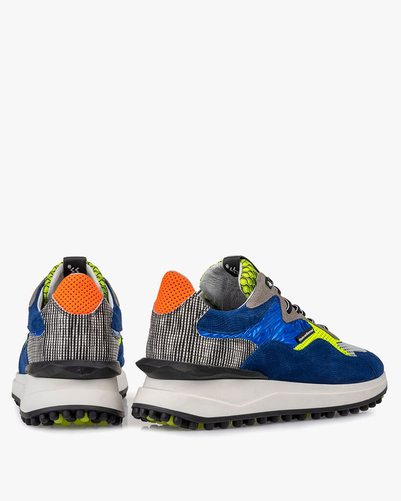 Noppi sneaker suede leather blue