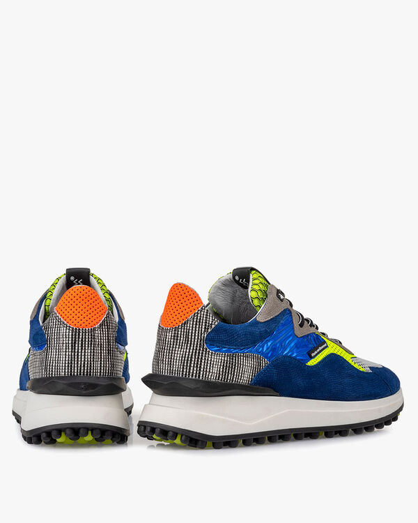 Noppi sneaker suede leather blue