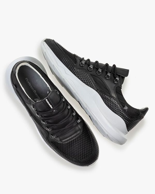 Bulki sneaker black leather