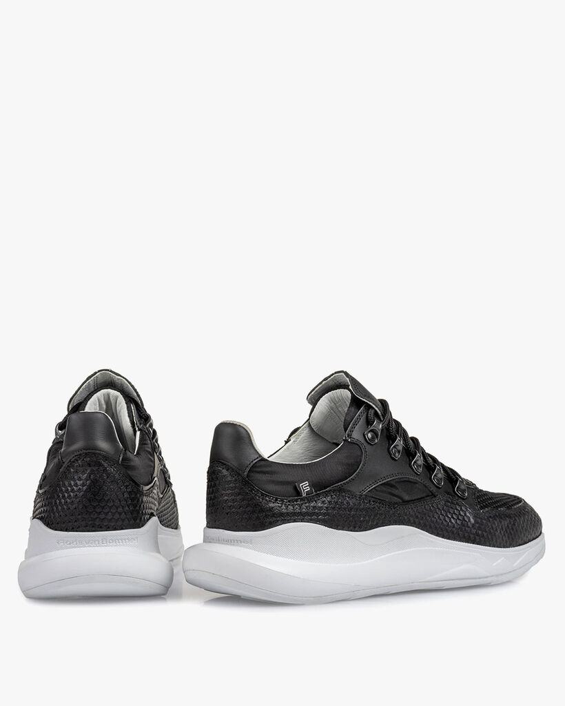 Bulki sneaker black leather