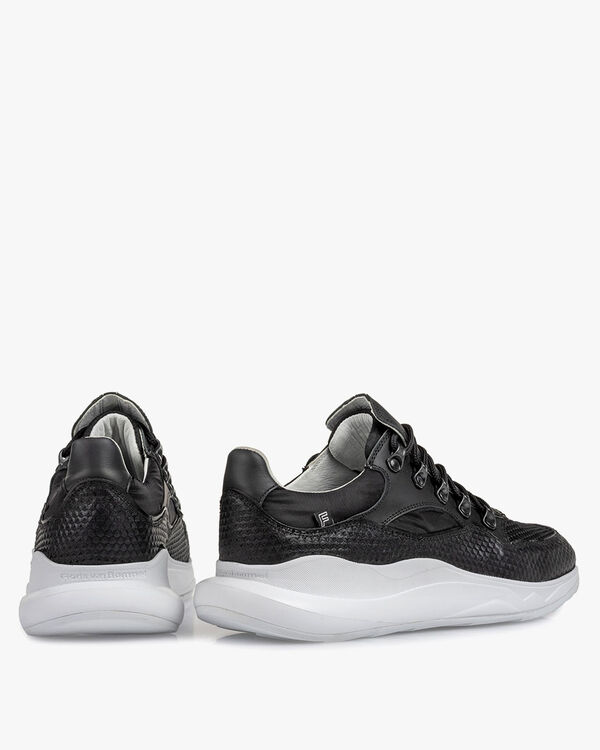 Bulki sneaker black leather